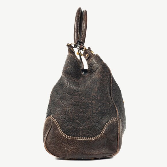 Gucci New Pelham Brown Guccissima Leather Large Shoulder Bag - Picture 3 of 13